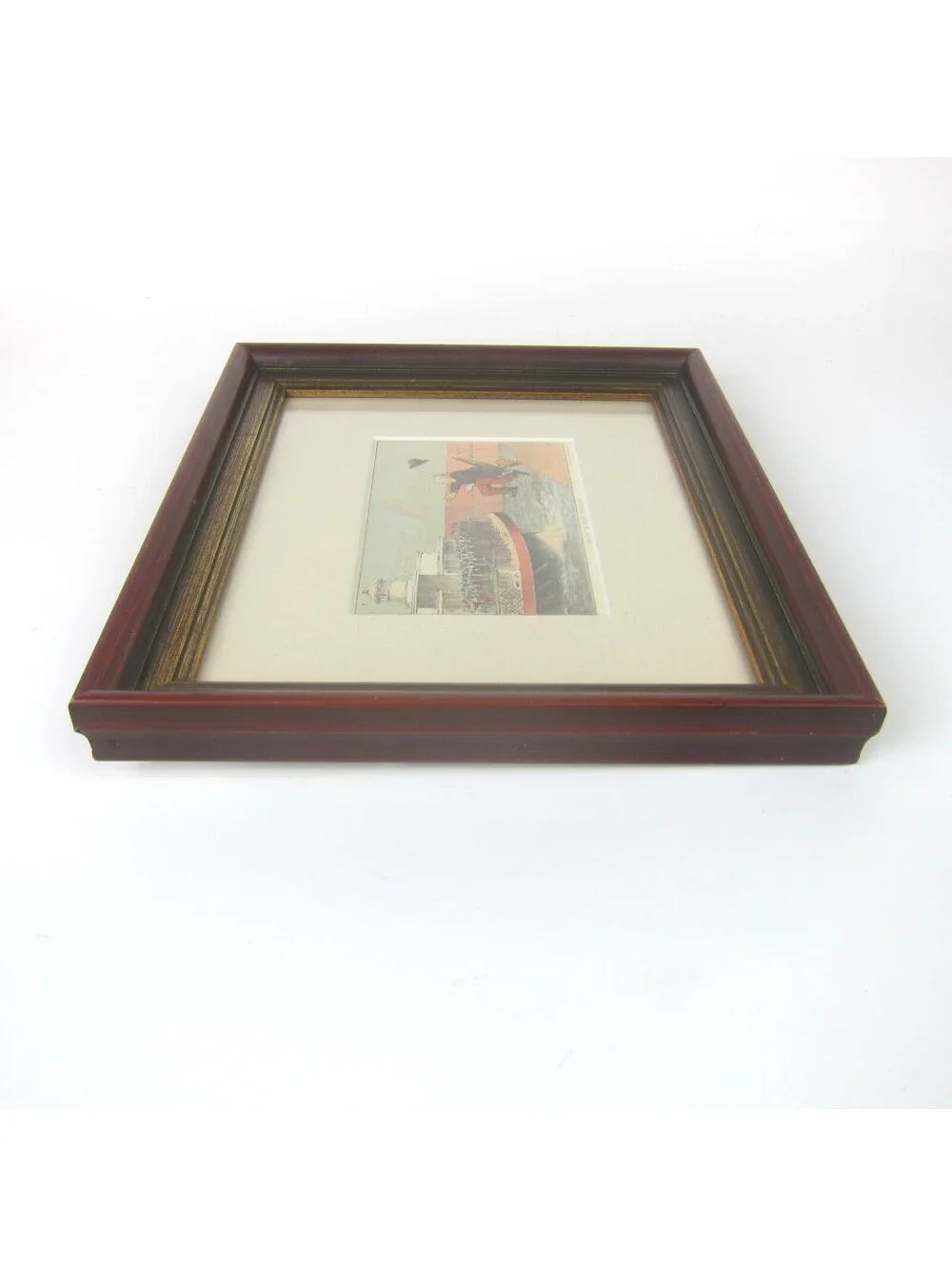 Currier & Ives Litho Print Bound To Hear Beecher Brooklyn Ferry Antique 1870s